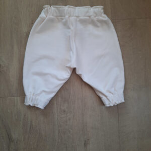 Pantalon bébé jersey OEKO-TEK 100 écru dos